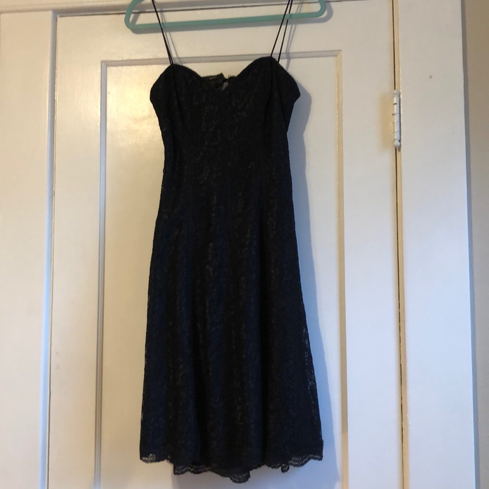 Black lace cocktail dress size 8